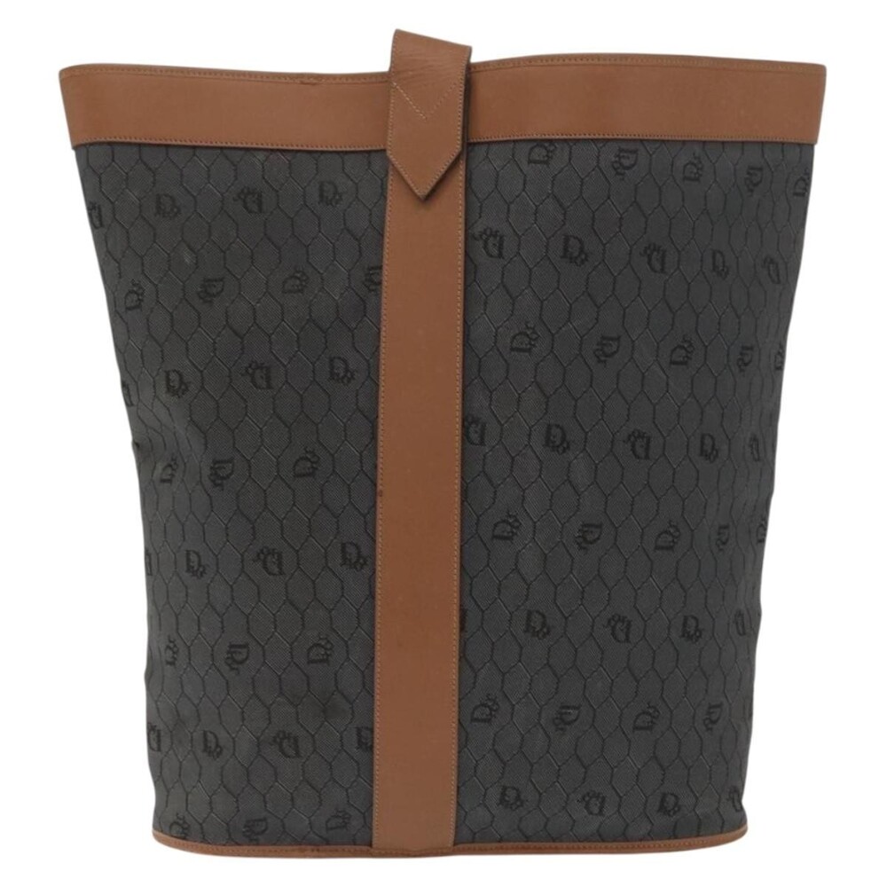 Dior Honeycomb Canvas Tote Bag Black